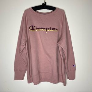 Champion Powerblend Sweatshirt 3X Pink Beige